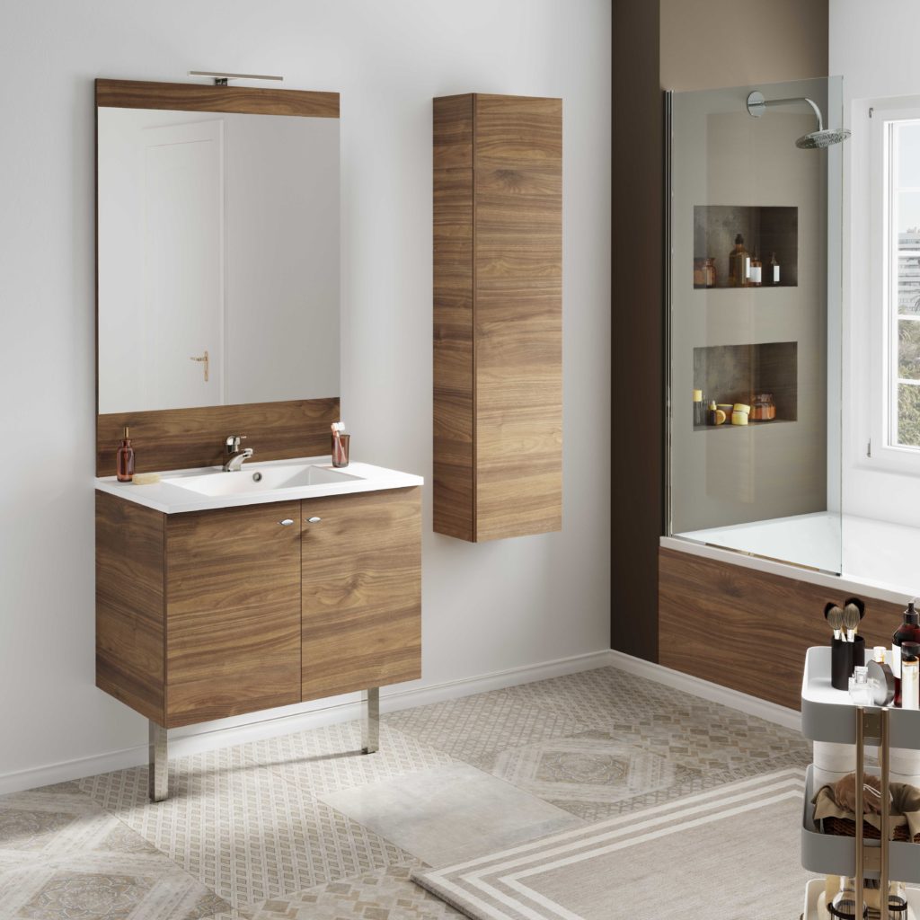 image d'exemple pour la vasque ou le lavabo qui doivent être présent dans une salle de bain pour une location meublée